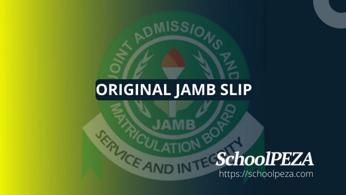 How to Print Original Jamb Result Slip In 4 Easy Steps