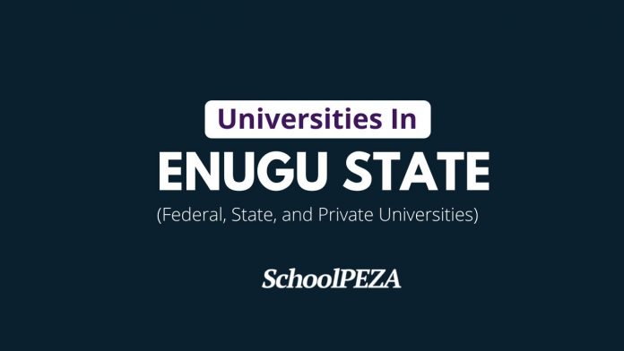 List of Universities in Enugu State - Federal, State, and Private Universities