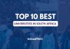 Top 10 Best Universities In South Africa