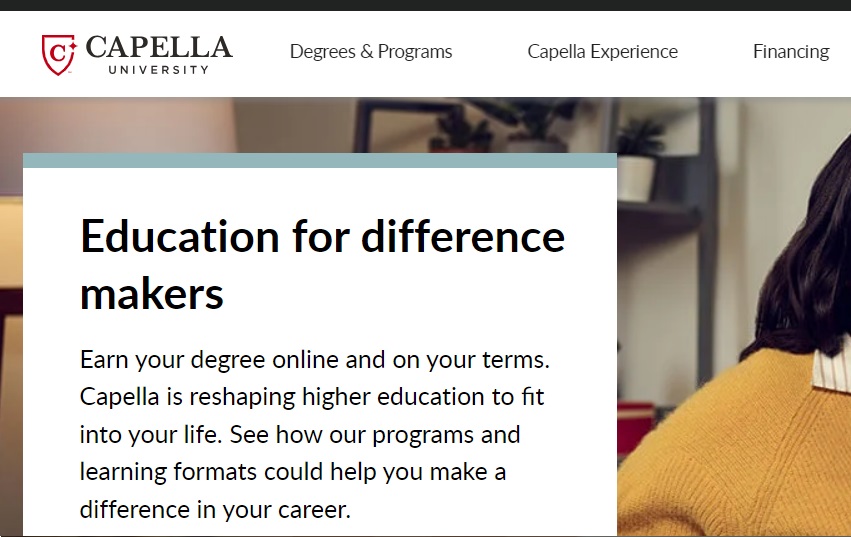 How much is average college refund checks - Capella university