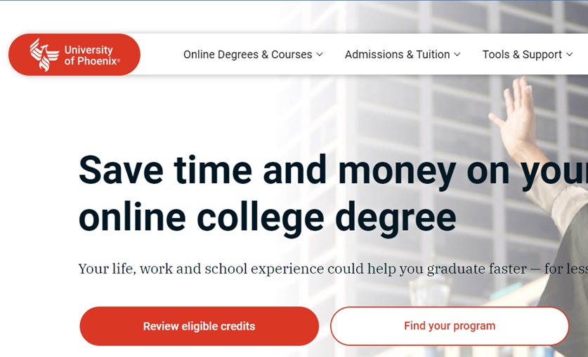 University of Phoenix Online - Online Schools that Give Refunds Checks