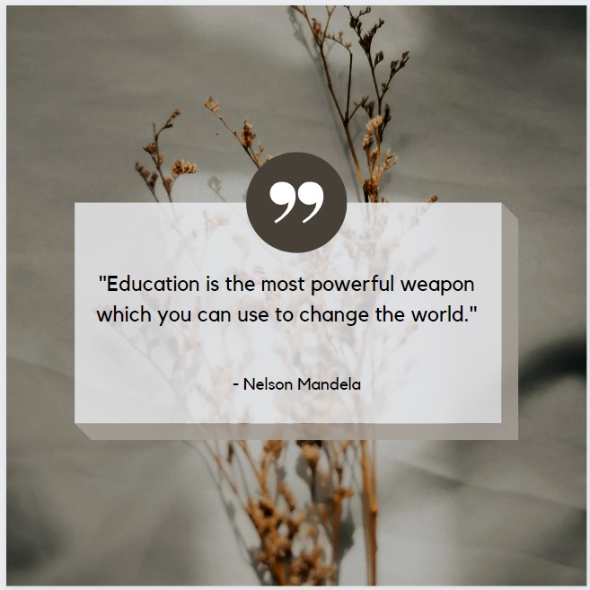 educational quotes for students - Nelson Mandela on education