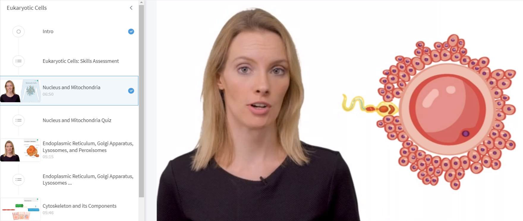 Blueprint MCAT on-demand video lesson on cell biology