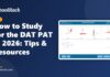 How to Study for the DAT PAT in 2026: Tips & Resources