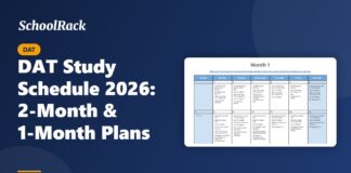 DAT Study Schedule 2026: 2-Month & 1-Month Plans