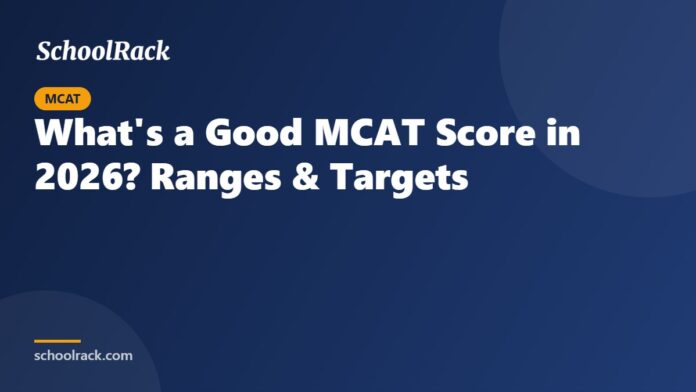 What's a Good MCAT Score in 2026? Ranges & Targets What's a Good MCAT Score in 2026? Ranges & Targets