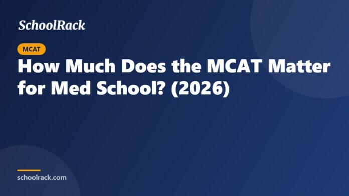 How Much Does the MCAT Matter for Med School? (2026) How Much Does the MCAT Matter for Med School? (2026)